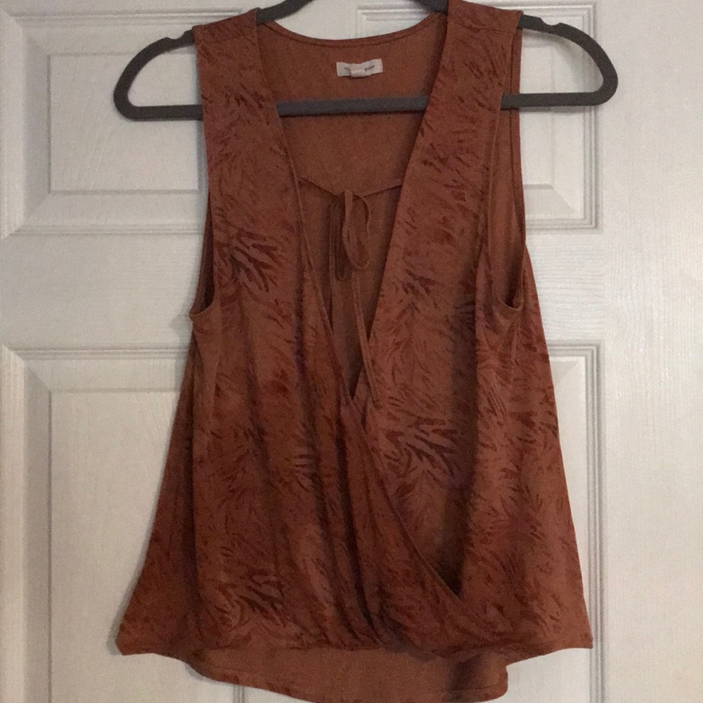 Cheetah print tank top